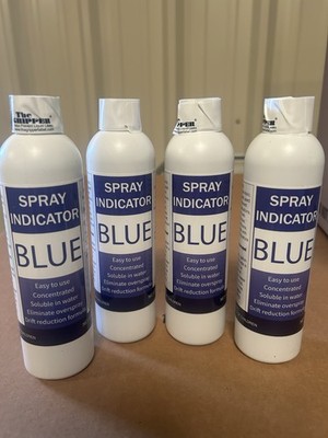 EcoColorants Blue Spray Indicator 4 Pack (8 Oz bottles) For Turf Areas