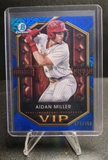 2025 Bowman - Vip Very Important Prospects Aidan Miller #VIP-19 Blue Mojo /150