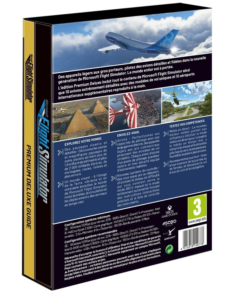 Microsoft Flight Simulator 2020 Premium Deluxe Franz. Box  Mehrsprachig Neuware - Bild 3 von 4