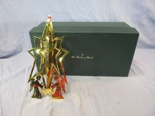 Danbury Mint 24k Gold North Star & Angels Tree Topper