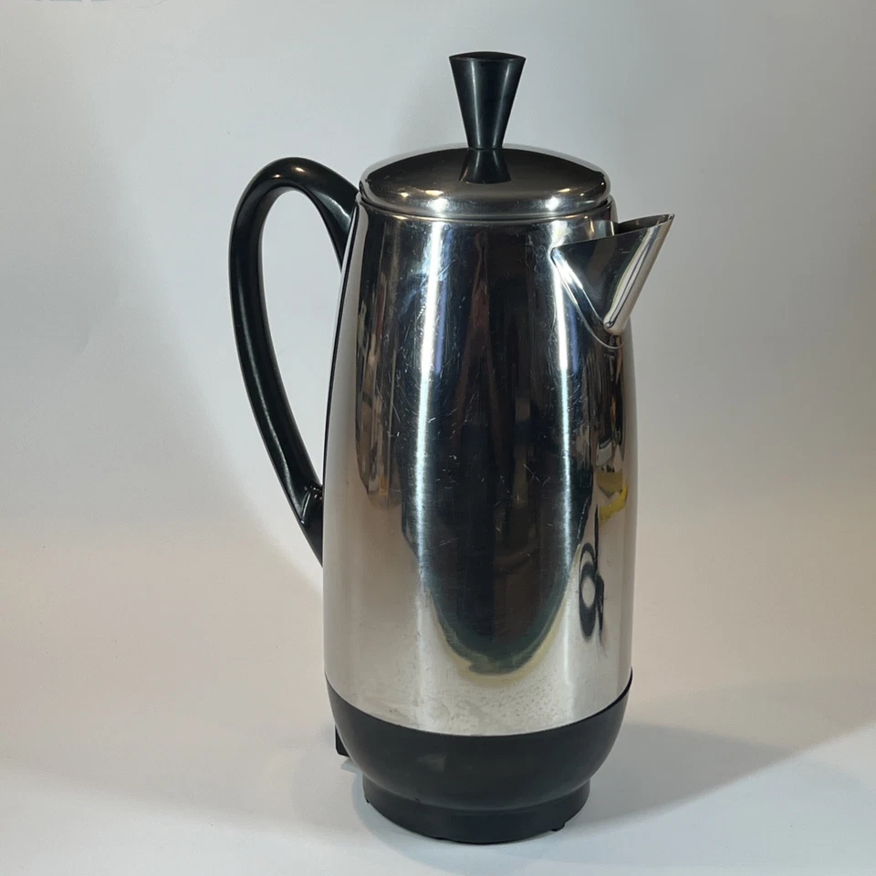 Cafetera percoladora Farberware súper rápida de acero inoxidable modelo FCP412 VER DESC Foto 4 de 4