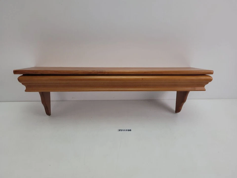 Wandregal Ablage mit Schublade Holz Braun Flur Küche Wohnzimmer Deko #2511198 - Image 4 of 4