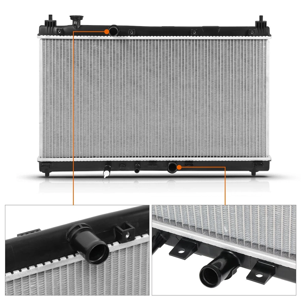 适用于 15 - 19 本田 City/Fit AT/MT OE 工厂风格铝芯散热器 DPI-13451 — 第 3/4 张图片