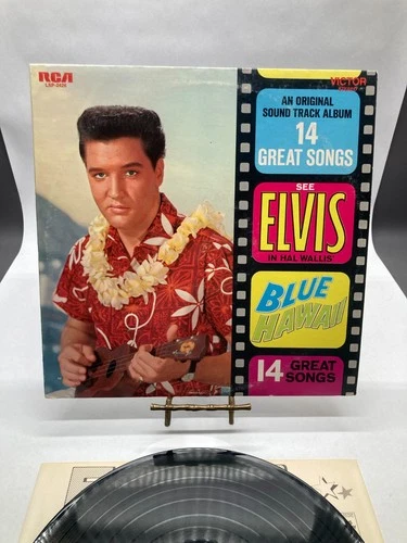 Elvis Presley Blue Hawaii Vintage Vinyl LP 1977 RCA Victor Record LSP-2426