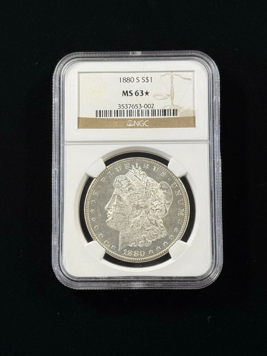 MS 63 Graded 1880 Year Morgan US Dollars (1878-1921) for sale | eBay
