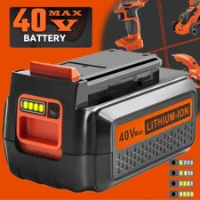 pack for Black and Decker 40V 40 Volt Max Lithium Battery LBXR36 LBX36 LBXR2036