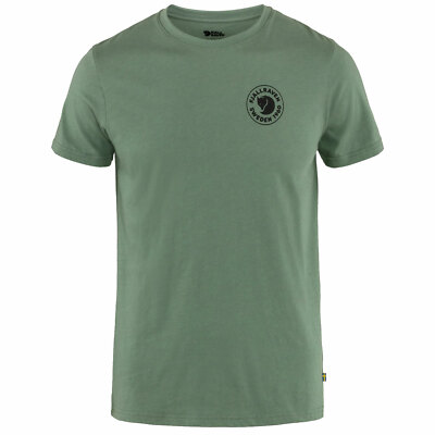 Fjällräven 1960 Logo Herren-T-Shirt Funktionsshirt Outdoor Wandershirt Grün NEU