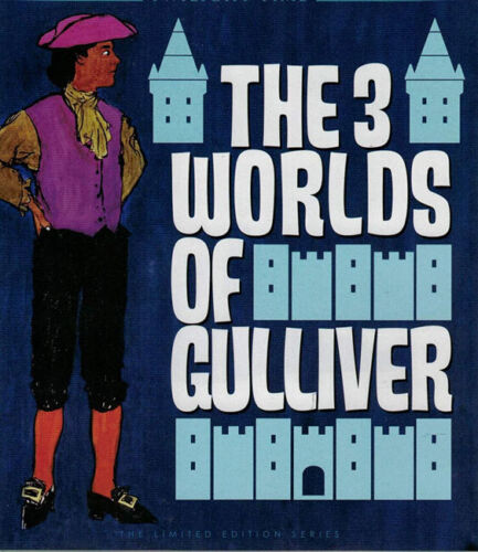 3 Worlds Of Gulliver 1960 Blu-Ray Harryhausen SEALED US SELLER 19BT21 - Picture 1 of 2