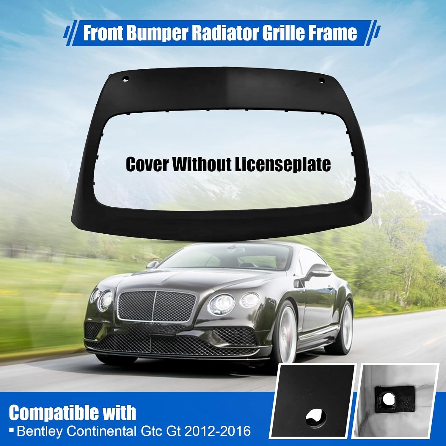 Radiator Grille Surround For Bentley Continental Gtc Gt 2012-2015 2016 3W3853651