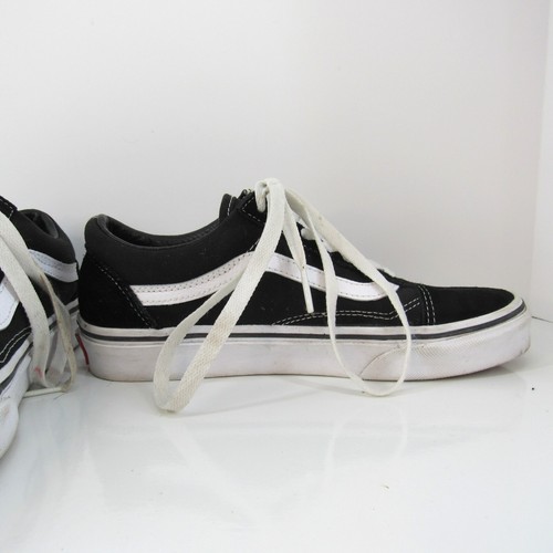 Vans Off The Wall Men's Black Suede Skate Shoe Low Top Sneakers Size 5 - Picture 2 of 8