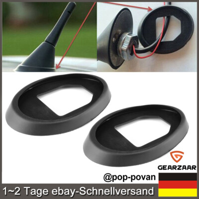 2* Dichtung Antenne Antennen Sockel Dach Gummi Für Opel Astra F Corsa C D Zafira