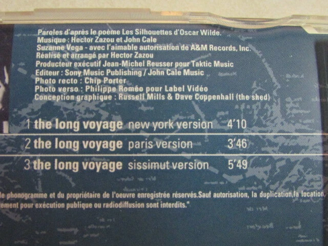 HECTOR ZAZOU THE LONG VOYAGE 3 TRK CD SINGLE 3 VERSIONS ELECTRONIC DOWNTEMPO VG+ Foto 3 de 4