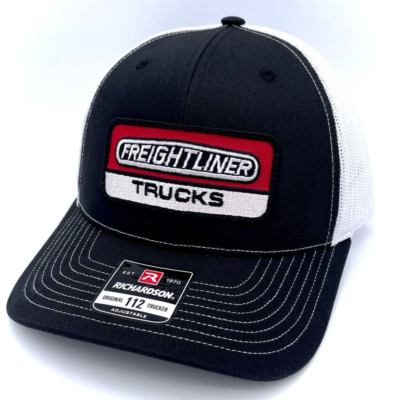 Freightliner Vintage Patch Hat - Richardson 112 Trucker Cap - Semi Trucks