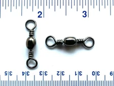 1000 GT Top Quality Black Barrel Fishing Swivels Size 1 (106# Test) - bulk