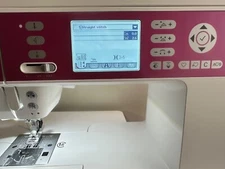 Pfaff Ambition 1.0 Sewing Machine Computerized W/Table/Manual/Case*Tested Clean