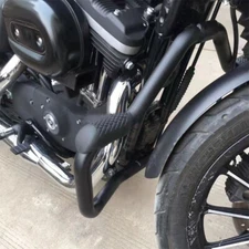 BLACK Engine Highway Guard Crash Bar Fit For Harley Sportster 883 1200 2004+