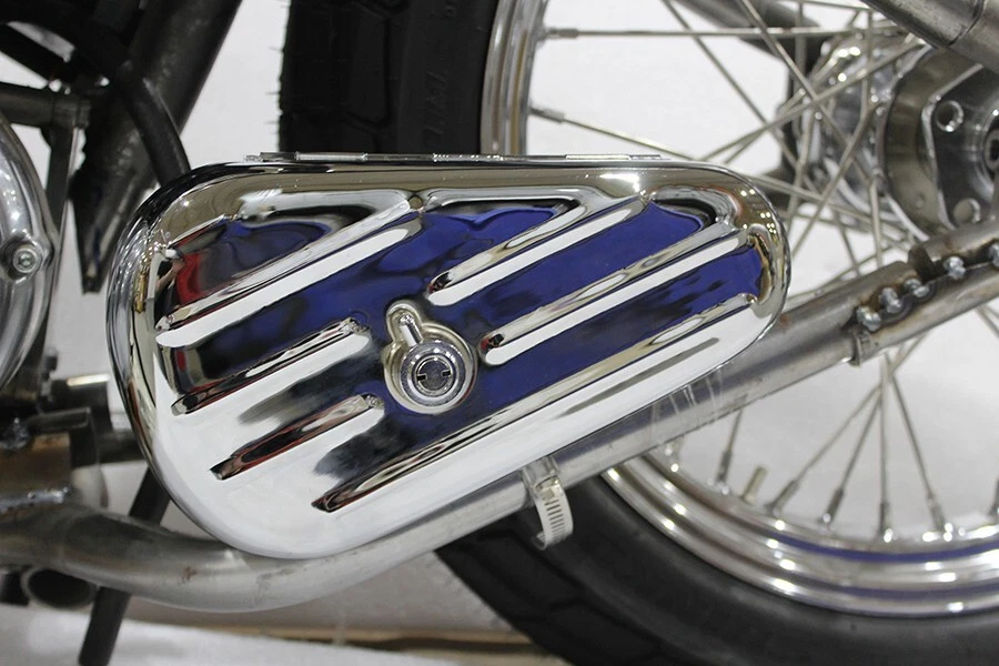 Caja de herramientas Harley Sportster XL rígida soldada 1957 arriba LH personalizada V-Twin 50-0625 X4 Foto 2 de 4