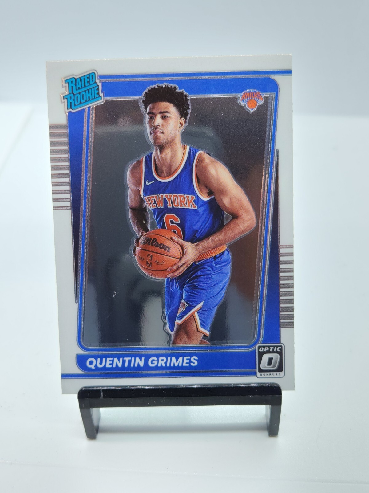 2021-22 Panini Donruss Optic Quentin Grimes Rated Rookie New York Knicks #166