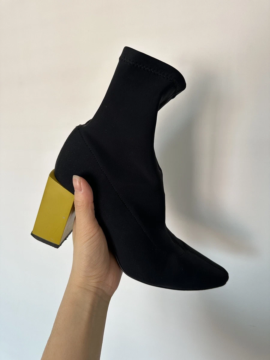 Yellow sock cheap heels