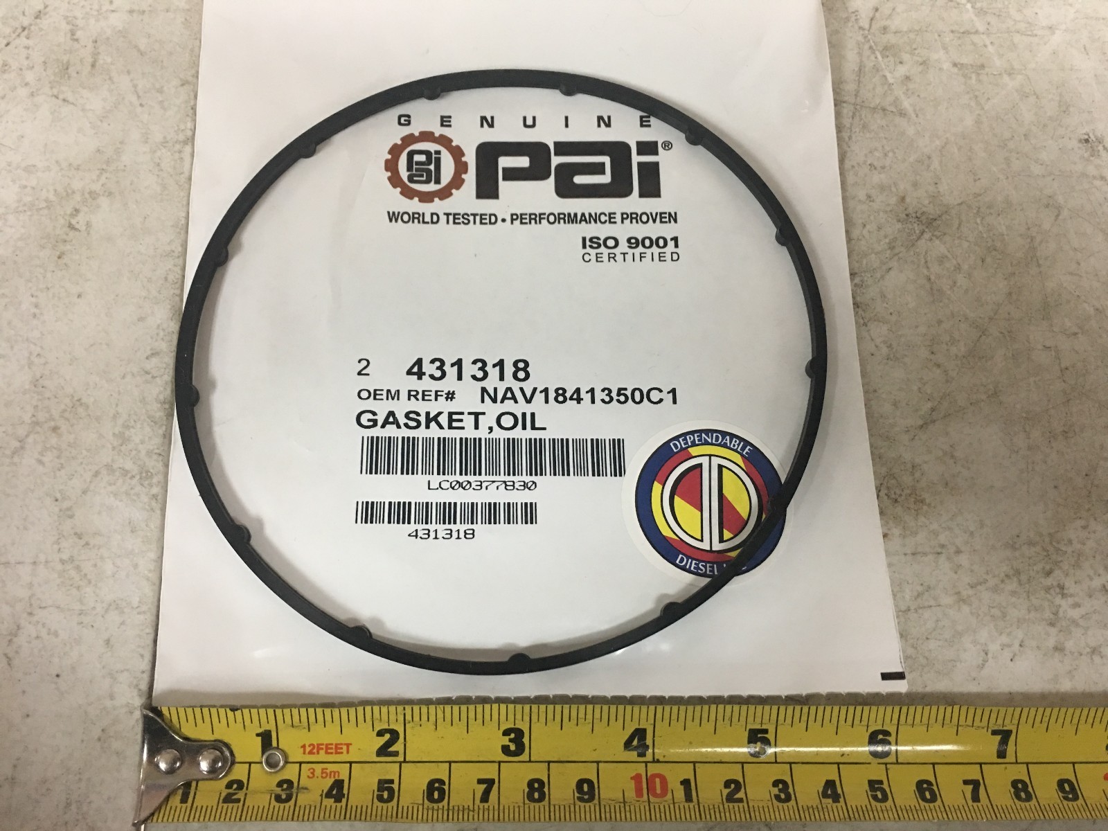 Oil Pump Housing Gasket for DT466E. PAI 431318 Ref. International