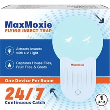 Flying Insect Trap, Fly Bug Zapper Pest Light Trap for Mosquito, Fruit Flies,...