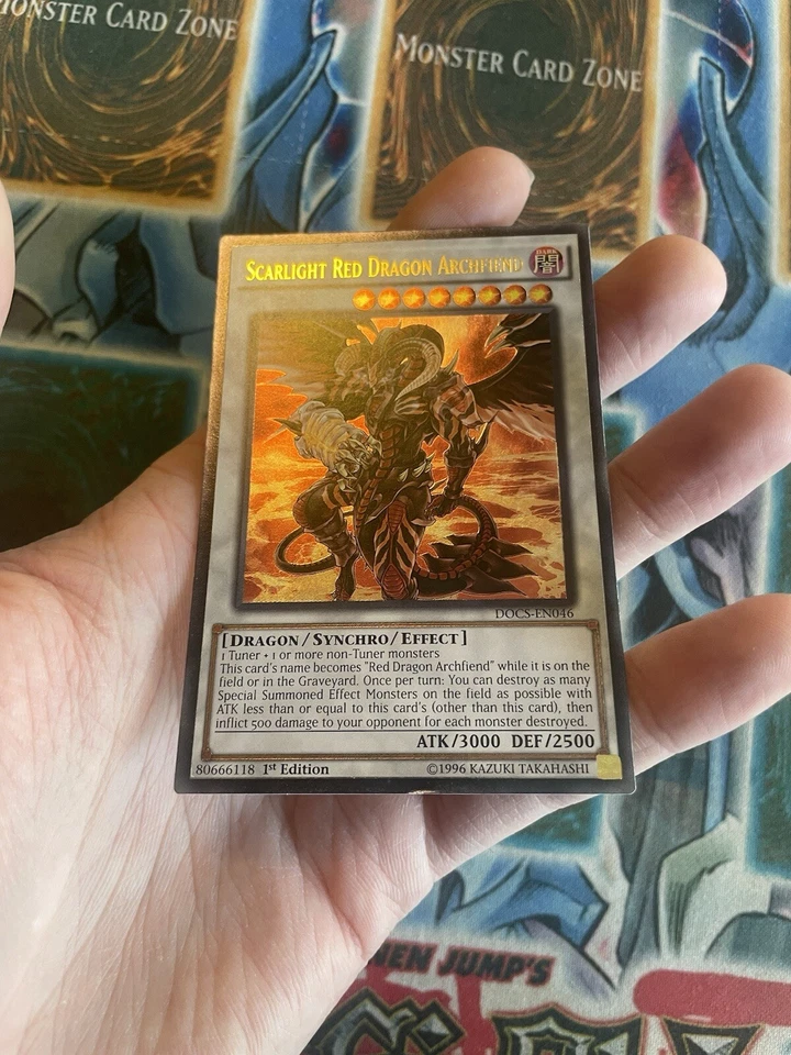Yugioh Scarlight Red Dragon Archfiend DOCS-EN046 - Ultimate Rare 1st Edition LP - Image 4 of 4