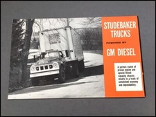1961 Studebaker Gm Diesel Truck Vintage Original Sales Brochure 1961 Studebaker Gm Diesel Truck Vintage Original Sales Brochure