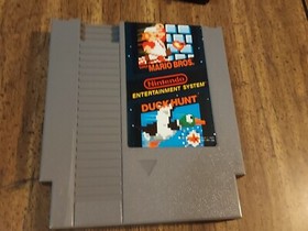 1985 Super Mario Bros. AND Duck Hunt Original Nintendo NES-MH-USA Game Cartridge
