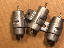 3 NOS Vintage .18 uf 200v Sprague Vitamin Q Style PIO Capacitors for Guitar Amp