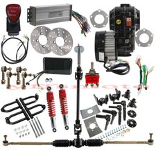 Front Drive Shaft Axle Kit 48V 1000W Differential Motor Suspension for 4 Wheeler