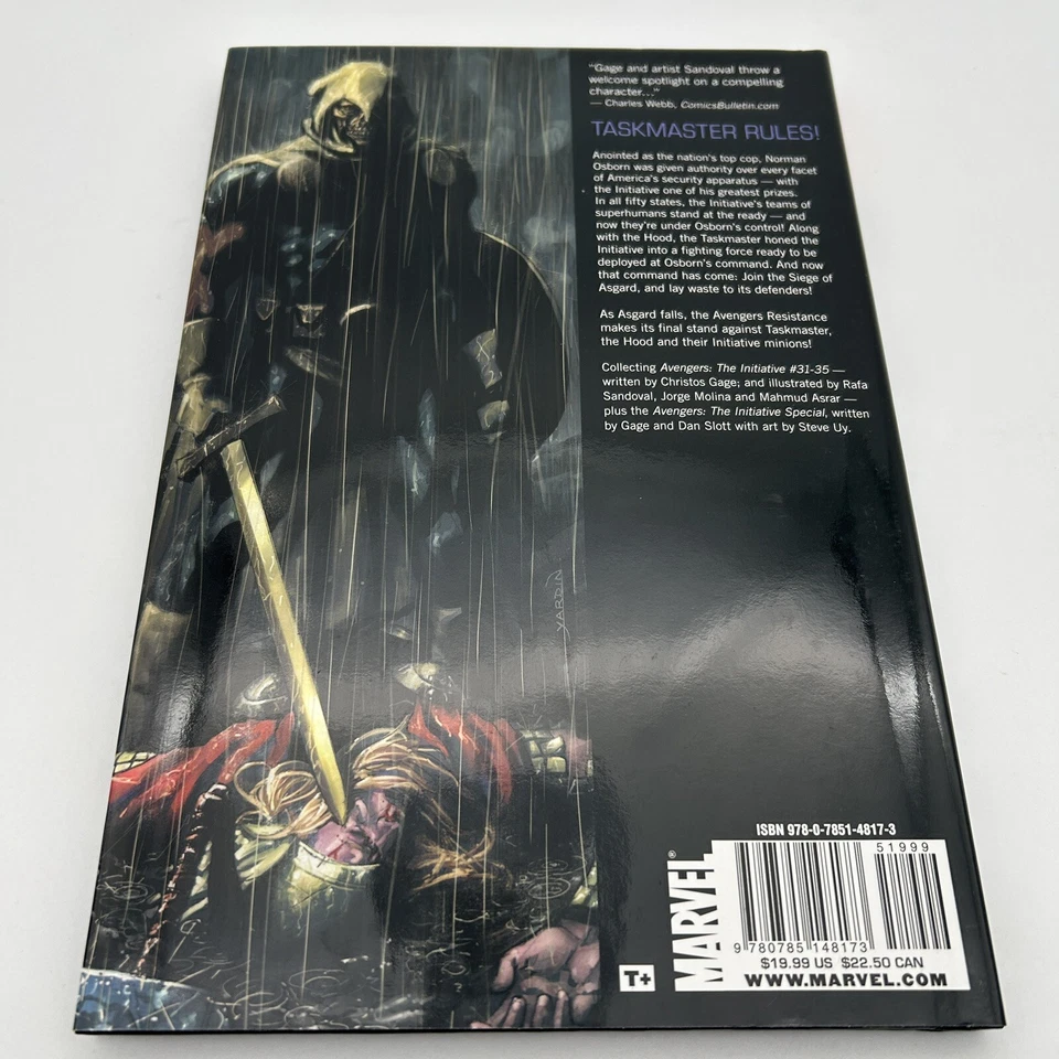 Siege: Avengers: The Initiative графический роман первое издание 2010 твердая обложка - Изображение 2 из 4