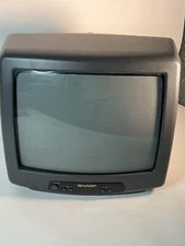 SHARP 13” Color Television Model 13F-M50 Retro Gaming TV 1994