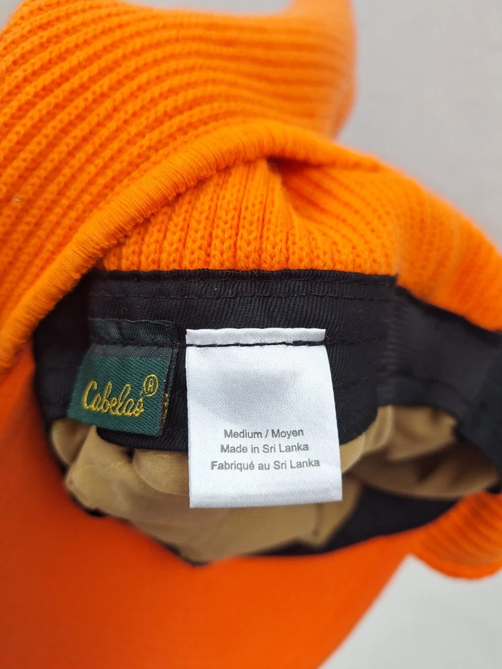 Cabelas Hat Mens M 40 gram Thinsulate Gore Tex Hunting Cap Knitted Neck Gaiter - Image 4 of 4