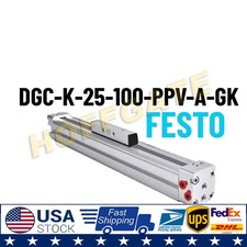 New FESTO DGC-K-25-100-PPV-A-GK Rodless cylinder - us stock