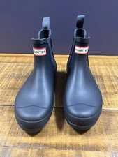 Hunter Women's Original Chelsea Short Rubber Boots Size 8 