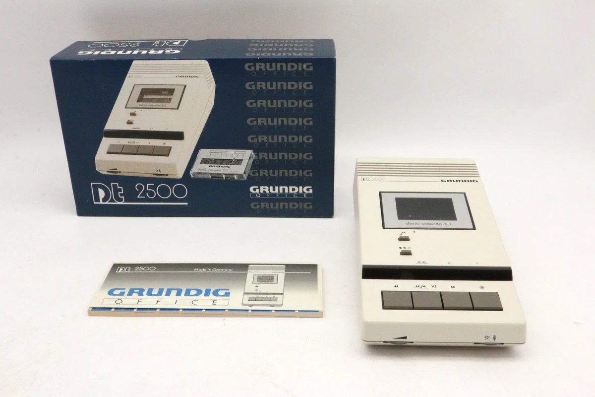 Grundig DT 3120 Diktiergerät - Wiedergabegerät für Microcassette Grundig DT 3120 Diktiergerät - Wiedergabegerät für Microcassette