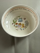 Lenox Gentle Friends Children s Cereal Bowl Vintage 70 s Made In USA