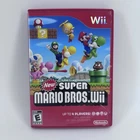 Nintendo New Super Mario Bros. Wii Nintendo Wii Multiplayer Game Case & Book