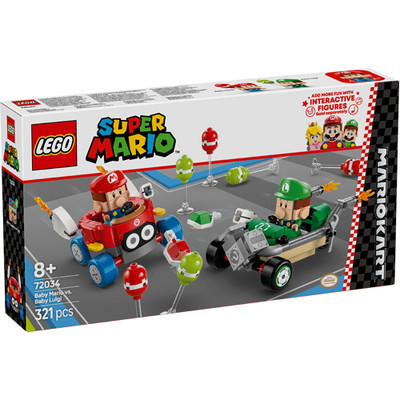LEGO Super 72034 Mario Mario Kart - Baby Mario vs Baby Luigi - Neu & Versiegelt