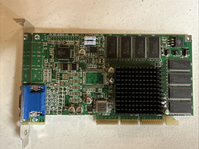 ATi Radeon AGP R6 Rage DDRF SD 64MB Graphics Card GPU VGA