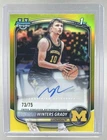 2025 Panini Winters Grady Base Autographs - Silver (Raw)