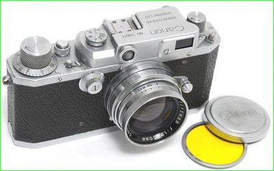 Canon IIb camera 35mm RF with Canon Serenar 1.9/50mm lens - Bild 1 von 4