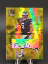 2004 Donruss Elite Passing The Torch Donovan Mcnabb/ Randall Cunningham Auto /50