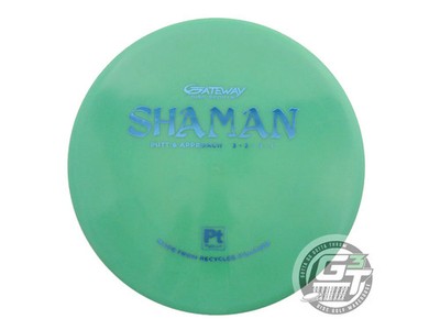 NEW Gateway Platinum Shaman 174g Green Blue Foil Putter Golf Disc
