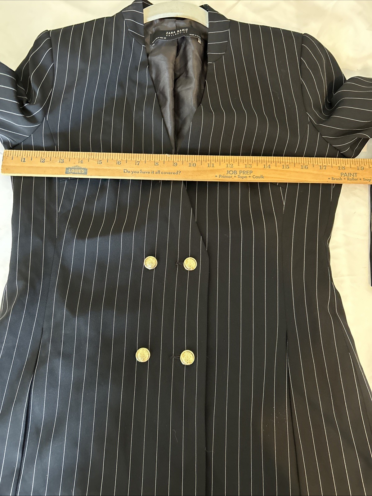 ZARA Basic Double Breasted Jacket - Medium - image 12