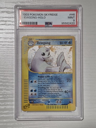 Dewgong graded PSA 9 for sale on eBay