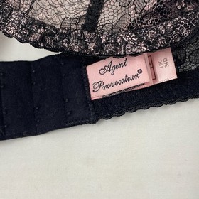 Agent Provocateur Ariel Black Pink Lace Bra 34D New