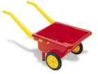 Dantoy Heavy-Duty Toy Wheelbarrow, 2 Wheels, 110 Pound Capacity, Red