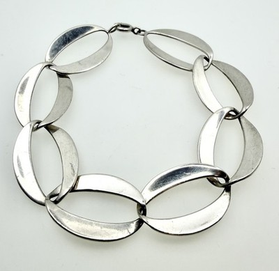 Designer Armband Alton 20cm Schweden Silber 925  1970 Skandinavien Antik Vintage