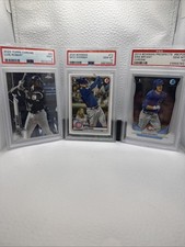 Chicago Cubs/White Sox Slabs RC Slab PSA 10 and PSA 9